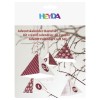 Heyda Adventskalenderset rot, 24 Stk