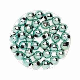 Cuentas, 8mm, 75g, azul hielo