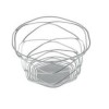 Candle holder Alu-flex 14cm, mate silver