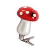 Champignon avec clip, 7.5x4.2cm, 1 pce