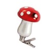 Mushroom with clip, 7.5x4.2cm, 1 pce