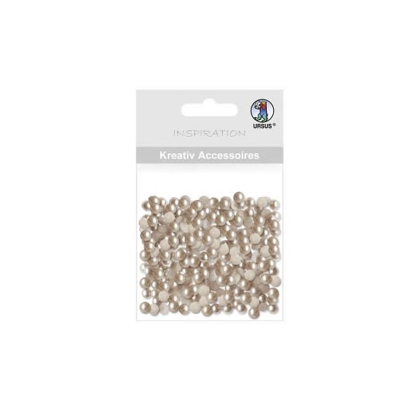 Ursus - Demi-perles Ø5mm, 100 pcs, topaze