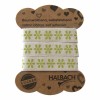 Adhesive Fabric Tape, white with flowers
