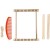 Loom, H: 4 cm, 26,5x24 cm, 1 pc