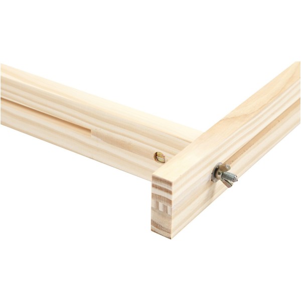 Châssis en bois réglable 8,5-43 cm, 1 pce