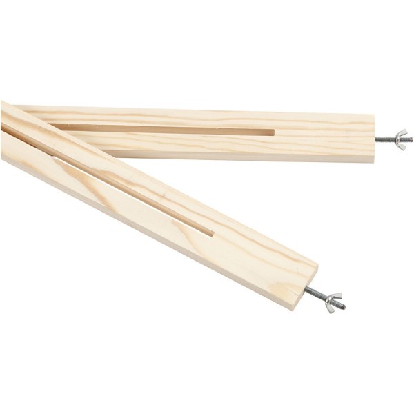 Châssis en bois réglable 8,5-43 cm, 1 pce