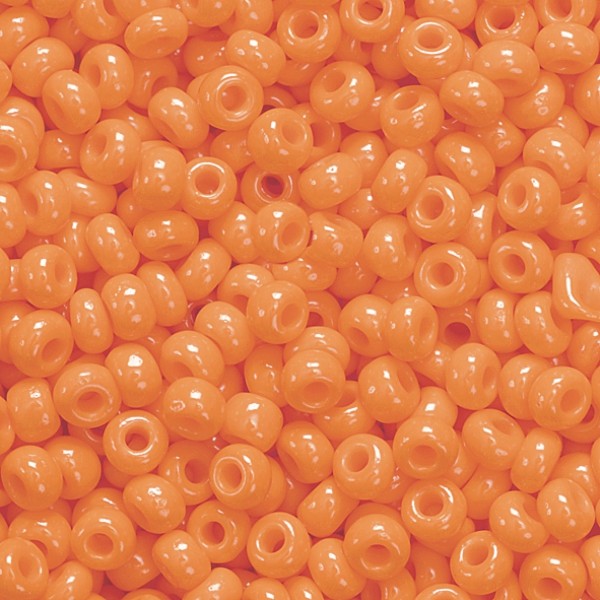 Rocailles 2.5mm, opaque orange 20g