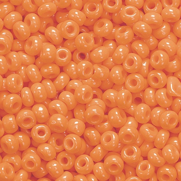 Rocailles 2.5mm, naranja 20g