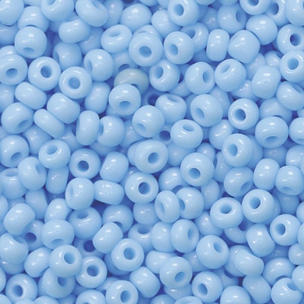 Rocailles opaques 2.5mm, bleu, 20g