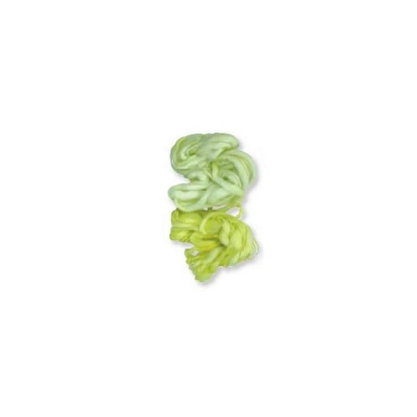 Fleece cord, 2x10m, light green