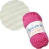 Machine felting wool, white