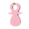 Felt dummies, light pink, 8.5x5cm, 8 pcs