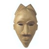 Masque africain en papier mâché 44x25x13cm