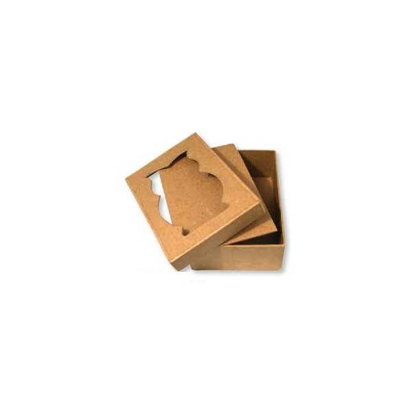 Cardboard box owl, 11x8x4cm