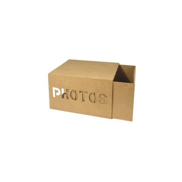 Boîte en carton pour photos, 22x17x12cm