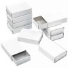 Matchboxes white, 10 pces