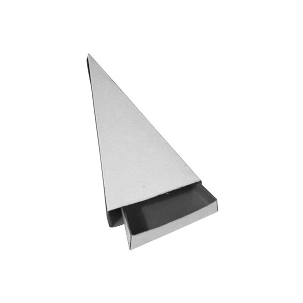 Matchboxes triangle white, 12 pces