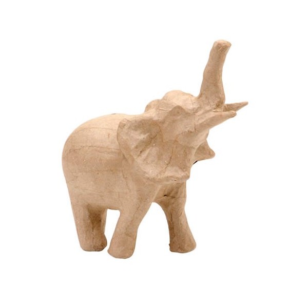 Cardboard elephant 15x6.5x15cm
