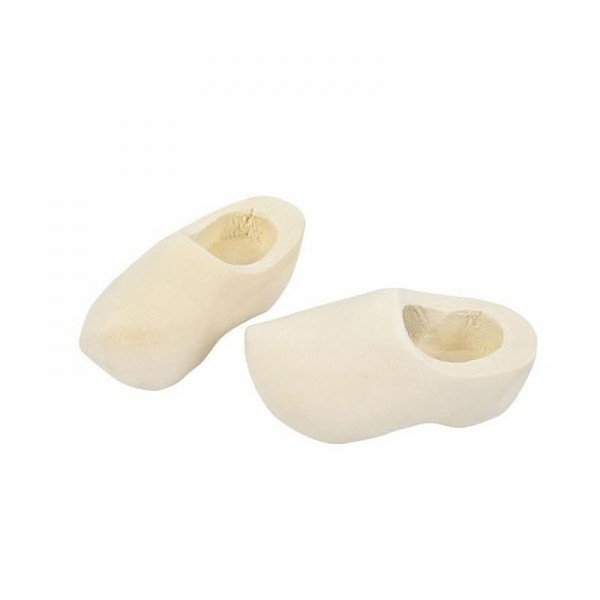 Wooden clogs, 5cm, 2 pces