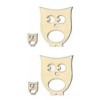 Eule aus Holz 3/9cm, 4 Stk