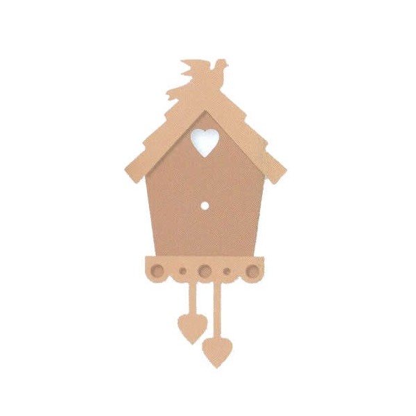 MDF Uhr KuckKuck 29x56cm