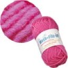 Machine felting wool, pink