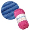 Machine felting wool, blue