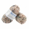 Lana para fieltrado en lavadora, Tweed beige