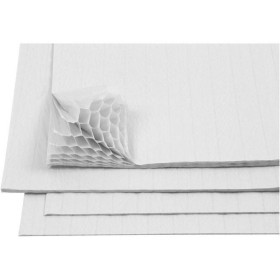 Papel nido de abeja, blanco, A4