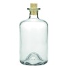 Glass bottle with stopper 500ml, 16x8cm