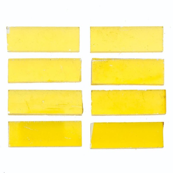 Crackle Mosaic - Piezas 30x10mm, amarillo