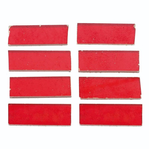 Crackle Mosaic - Tiles 30x10mm, red