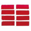 Crackle Mosaic - 30x10mm Steine, rot glanz