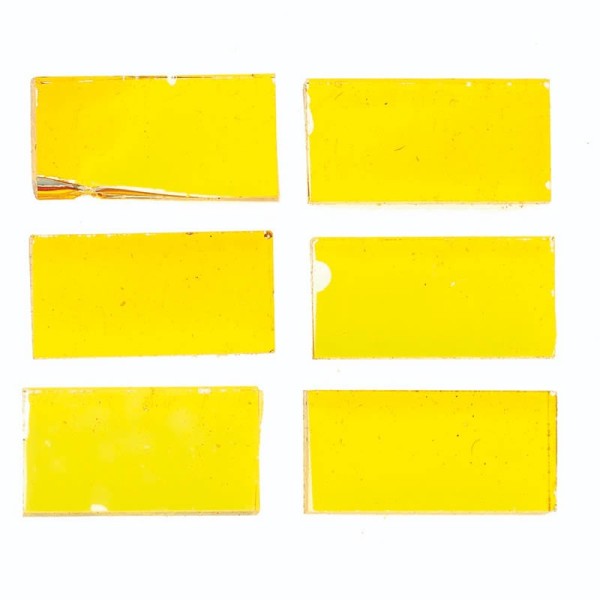 Crackle Mosaic - Piezas 20x10mm, amarillo