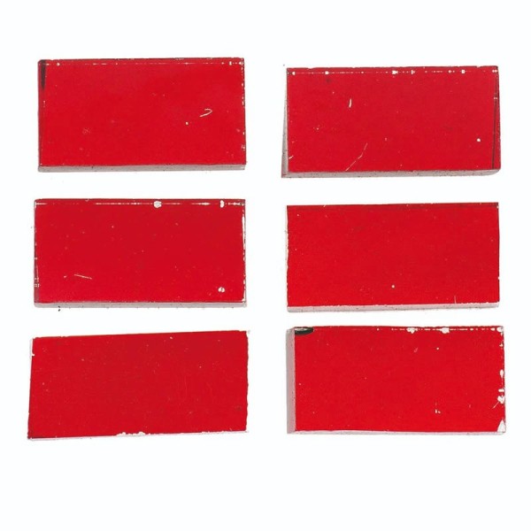 Crackle Mosaic - Tiles 20x10mm, red