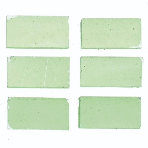 Crackle Mosaic - Piezas 20x10mm, verde claro