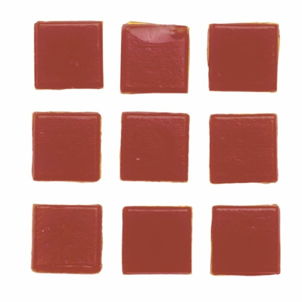 Pâte de verre 2x2, 100g, rouge