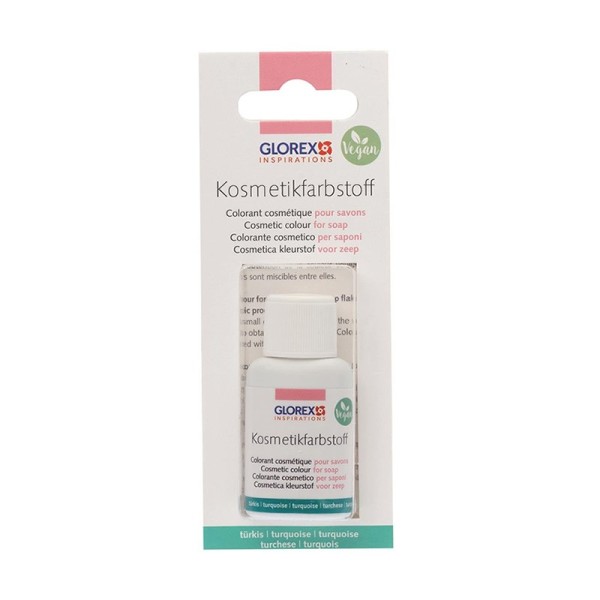Colorant liquide pour savons, turquoise, 20ml