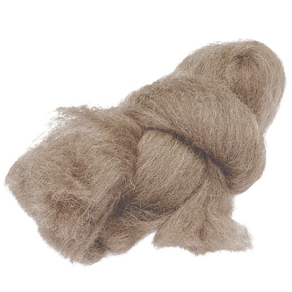 Felting wool, beige