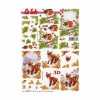 Feuille de découpage 3D renard