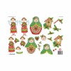 Patterned sheet russian doll