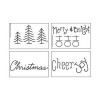 Bazzil - In Stitch'z Merry and Bright plantillas