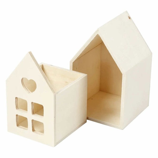 House with drawer, H: 10.8cm