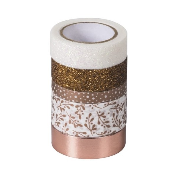 Cintas adhesivas papel - oro rosa