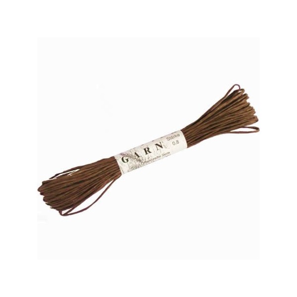 TWISTart - Paper yarn, 15m,  brown