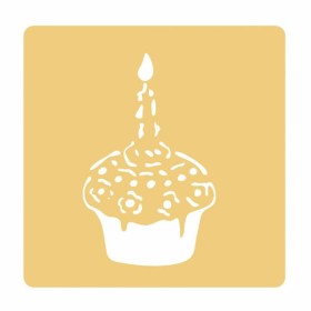 Plantilla pastel de cumpleaños
