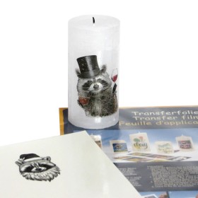 Photo transfer paper for candles