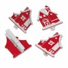 Christmas clip, red-white, house