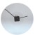 Glass clock Ø34cm