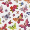 Stickers Butterflies - 1 sheet 15x16.5cm